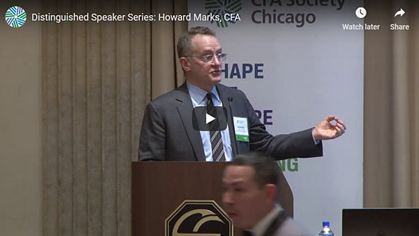 Distinguished Speaker Series - Howard Marks, CFA