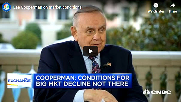 Lee Cooperman on market conditions