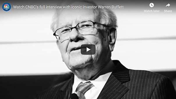 Watch CNBC's full interview with iconic investor Warren Buffett