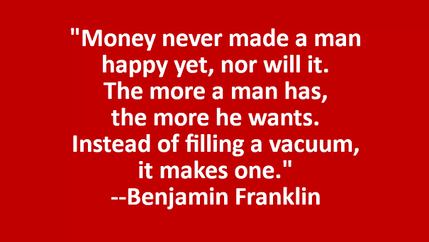 Benjamin Franklin advice