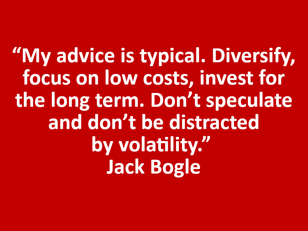 The words and wisdom of investing legend Jack Bogle