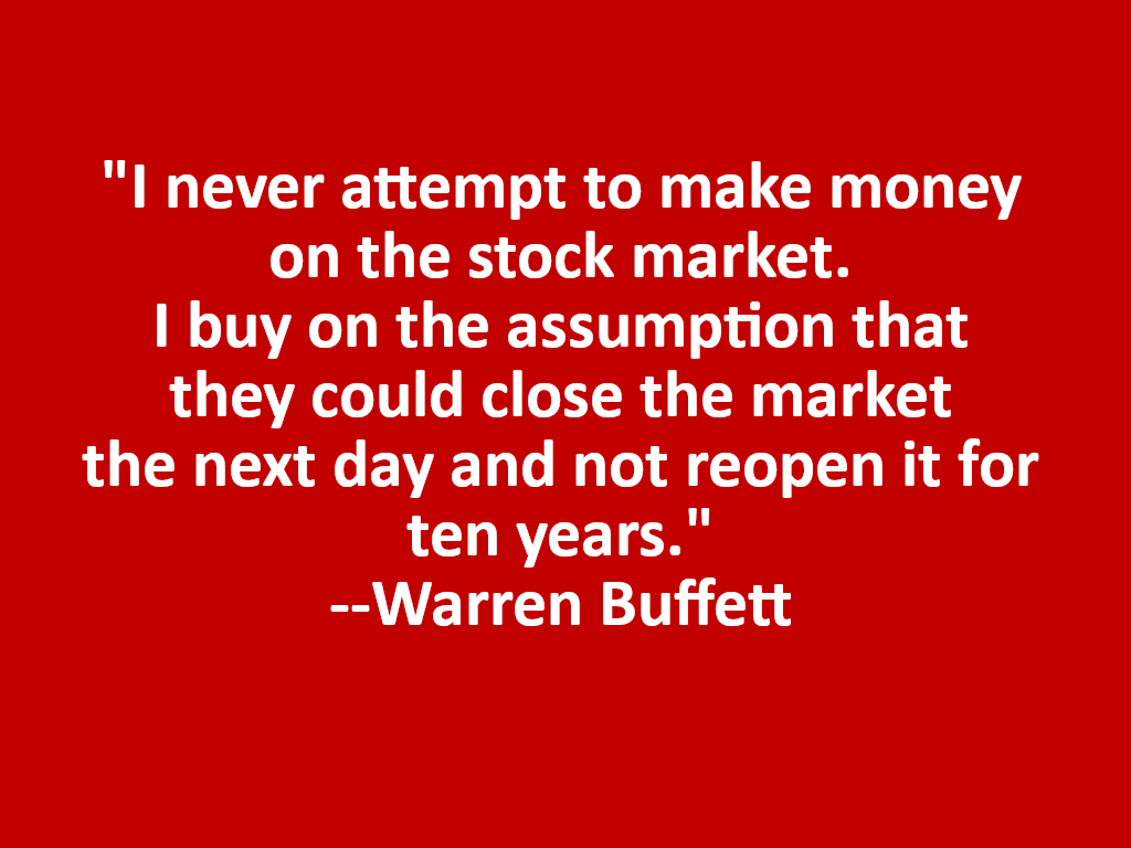 Warren Buffett Advice