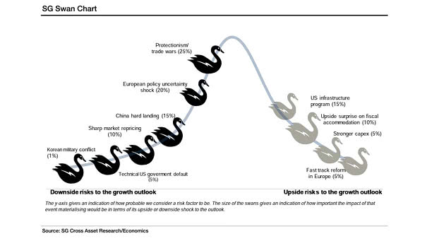 Societe Generale's Chart of Swan Risks