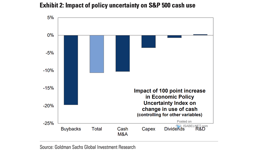Impact of Policy Uncertainty on S&P 500 Cash Use