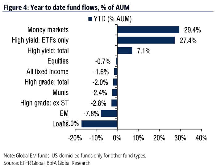 Year to Date Fund Flows