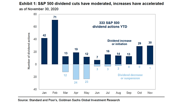 333 S&P 500 Dividend Actions YTD