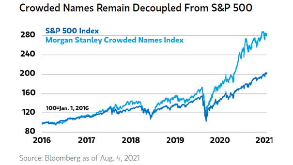 S&P 500 Index and Crowded Names