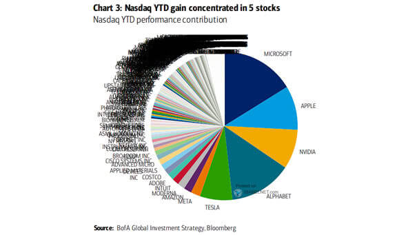 Nasdaq YTD Performance Contribution