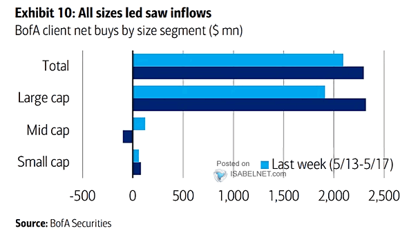 Net Buys by Size Segment