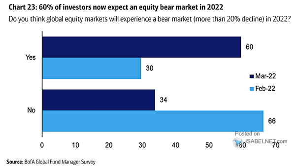 Do You Think Global Equity Markets Will Experience a Bear Market?