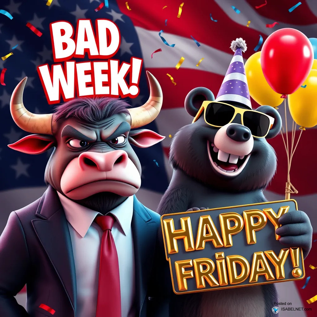 ISABELNET Cartoon of the Day - Bad Week! Happy Friday!