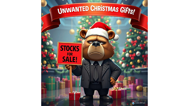 ISABELNET Cartoon of the Day - Unwanted Christmas Gifts, Stocks for Sale!