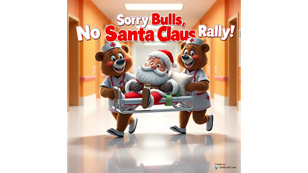 ISABELNET Cartoon of the Day - Sorry Bulls, No Santa Claus Rally!