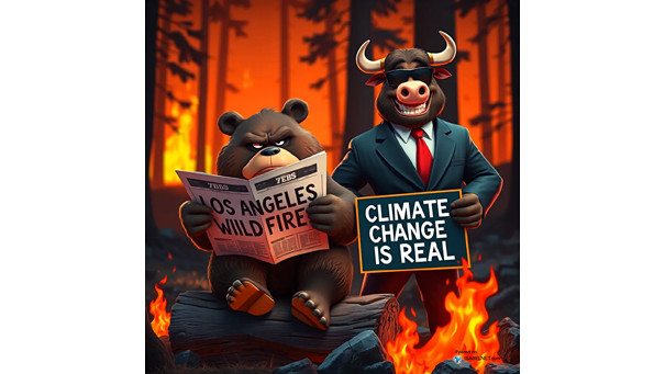 ISABELNET Cartoon of the Day - Los Angeles Wildfires, Climate Change Is Real