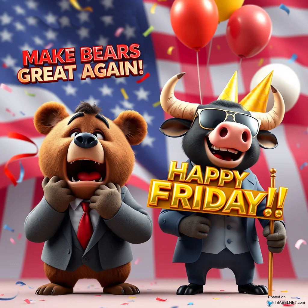ISABELNET Cartoon of the Day - Make Bears Great Again! Happy Friday!