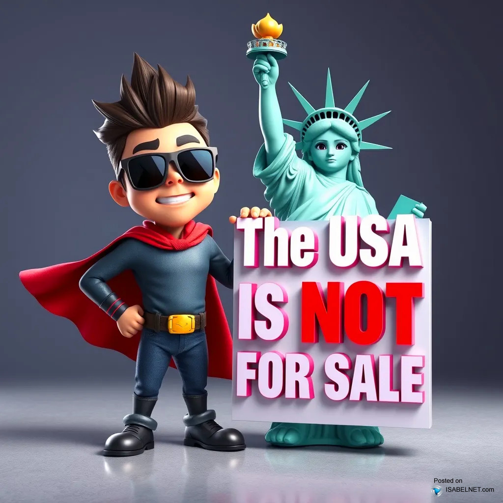 ISABELNET Cartoon of the Day - The USA Is Not For Sale!