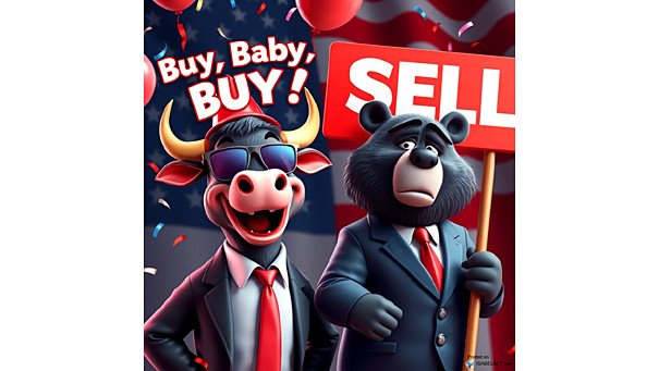 ISABELNET Cartoon of the Day - Buy, Baby, Buy! vs. Sell