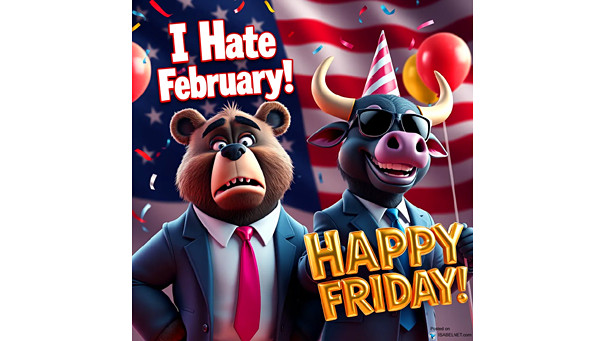 ISABELNET Cartoon of the Day - I Hate February! Happy Friday!