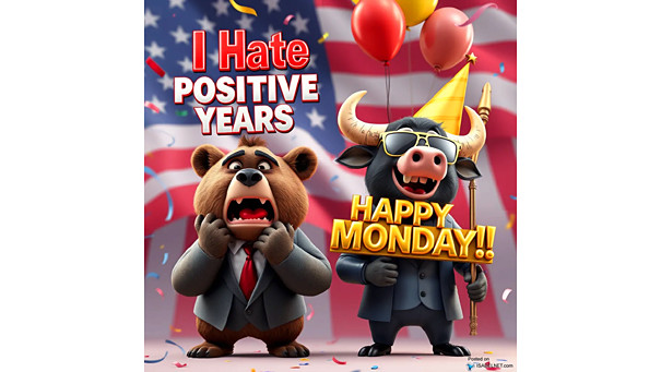 ISABELNET Cartoon of the Day - I Hate Positive Years, Happy Monday!
