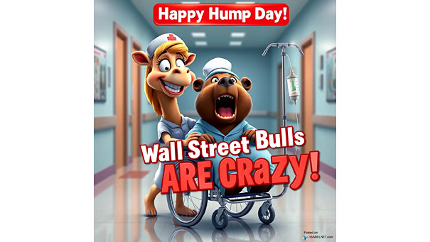 ISABELNET Cartoon of the Day - Wall Street Bulls Are Crazy! Happy "Hump" Day!