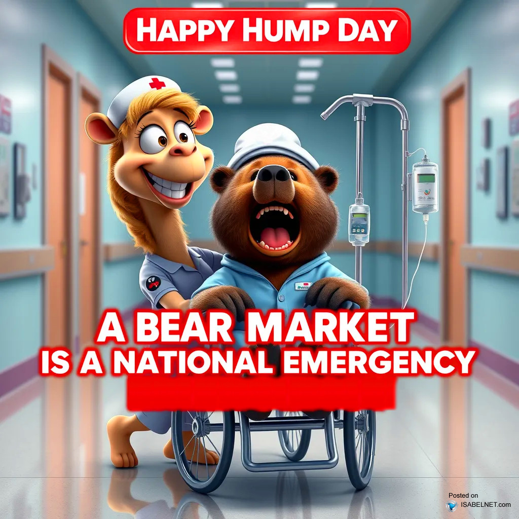 ISABELNET Cartoon of the Day - A Bear Market Is A National Emergency! Happy Hump Day!