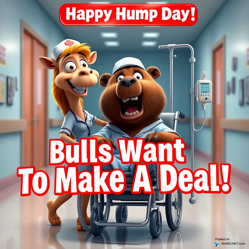 ISABELNET Cartoon of the Day - Bulls Want to Make A Deal! Happy Hump Day!