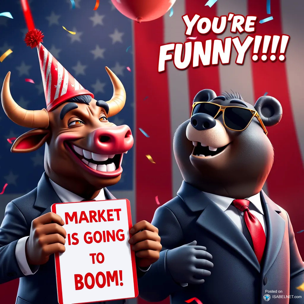 ISABELNET Cartoon of the Day - Market Is Going To Boom!