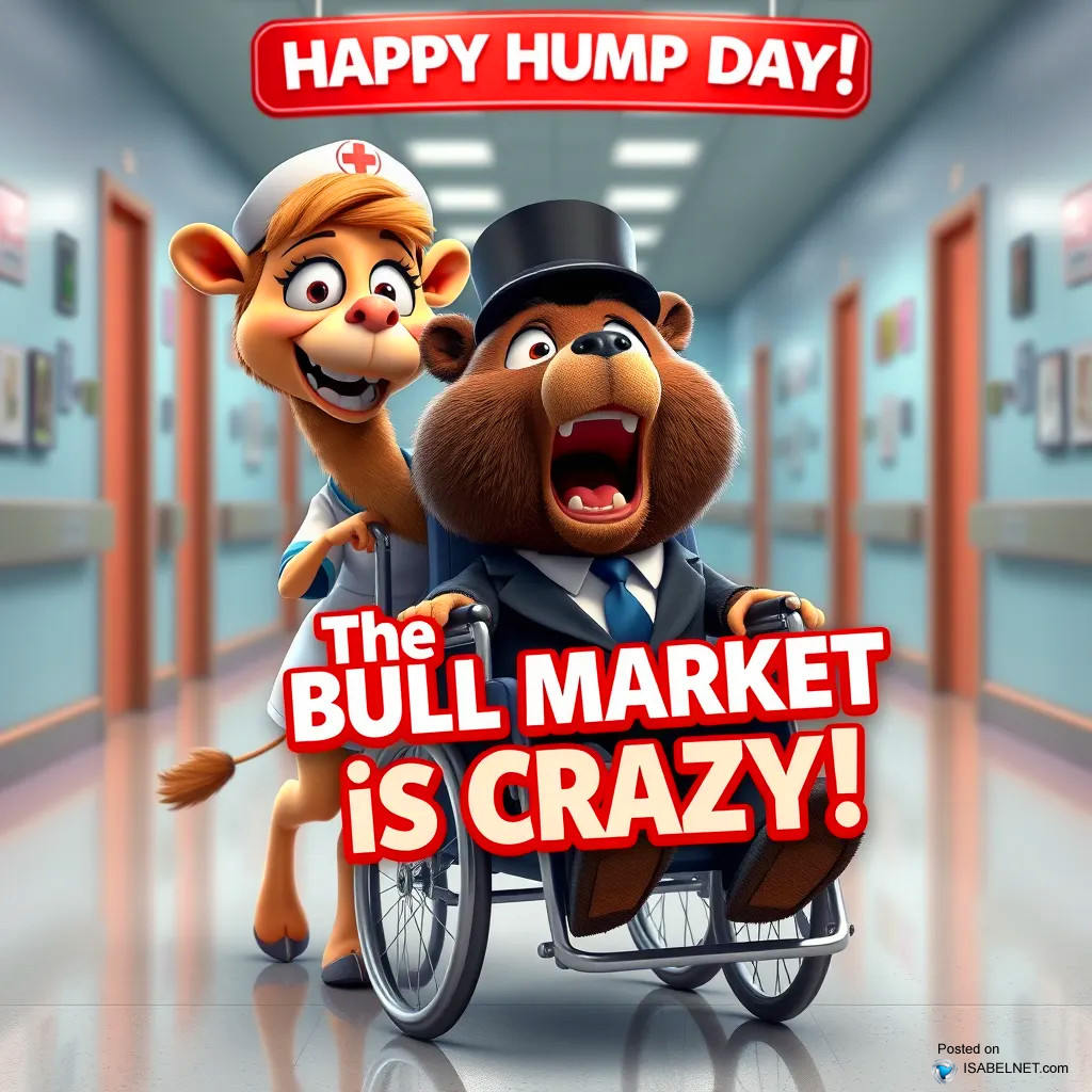 ISABELNET Cartoon of the Day - The bull Market Is Crazy! Happy "Hump" Day!