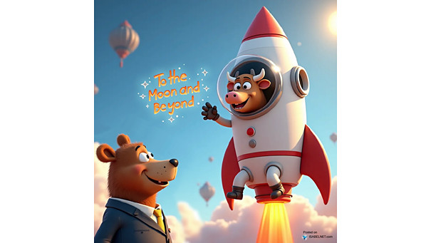 ISABELNET Cartoon of the Day - S&P 500 to the Moon and Beyond!