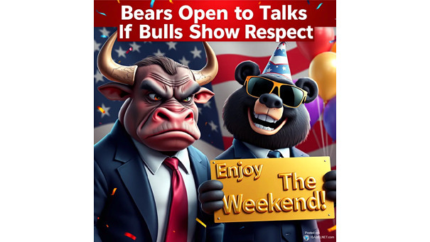 ISABELNET Cartoon of the Day - Bears Open To Talks If Bulls Show Respect! Enjoy The Weekend!