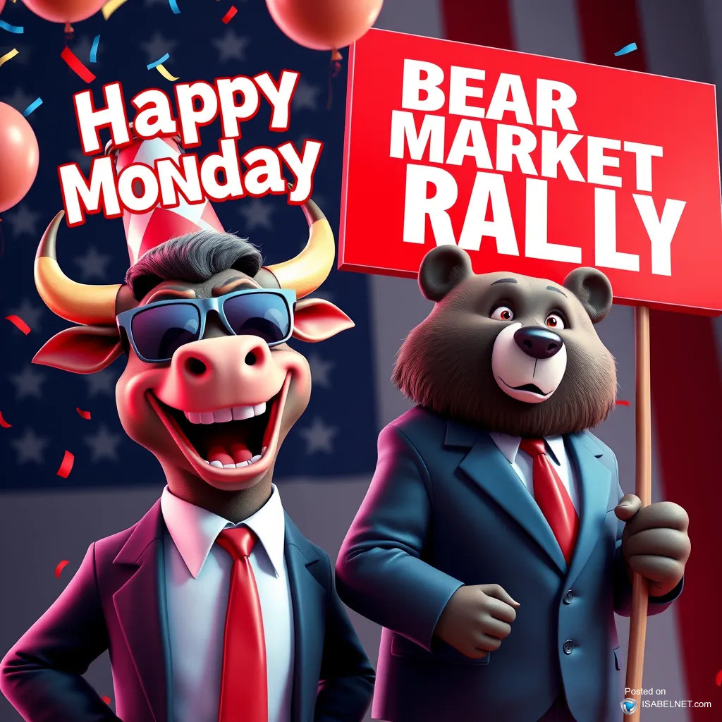 ISABELNET Cartoon of the Day - Happy Monday! Bear Market Rally!