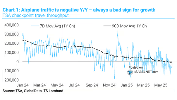 U.S. Airplane Traffic and Economic Growth